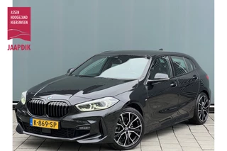 BMW 1 Serie BWJ 2021 | 118i 136PK High Ex. AUTOMAAT | LEER | M-PAKKET | CLIMA | NAVI | SPORTSTOELEN | 18'' LMV | STOELVERW | CARPLAY |
