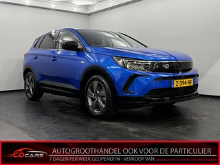 Hoofdafbeelding Opel Grandland Opel Grandland 1.6 Turbo Hybrid GS plug In Half leder, 360 Camera, Navi, Clima, Virtual desk, Stuurverwarming