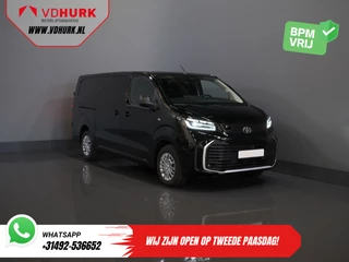 Toyota ProAce Electric Worker 75 kWh L3 345 km WLTP LED/ Snellader/ Keyless/ Adapt.Cruise/ Stuurverw./ Stoelverw./ Navi/ Carplay/ Camera/ PDC/ Airco