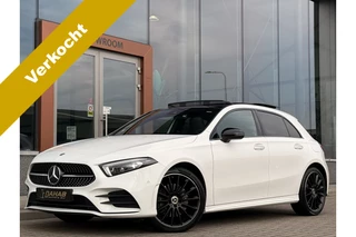 Mercedes-Benz A-Klasse 250 e AMG Line | Nightpakket | Pano | Leder | El. stoelen | Achteruitrijcamera | Apple Carplay / Android Auto
