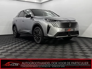 Hoofdafbeelding Peugeot 3008 Peugeot 3008 1.2 Hybrid 145 GT e-DSC6 Half leder, Camera, Navi, Keyless start, Elektrische achterklep, Keyless start, 2 jaar garantie