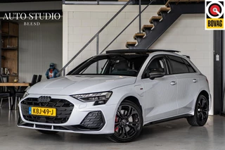 Audi A3 Sportback 45 TFSI e S-line | Pano | Sonos | Massage | Rode stiksels | Carbon | Sfeer