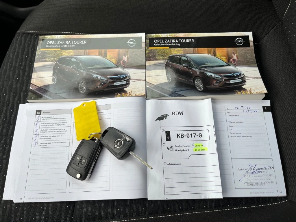 Hoofdafbeelding Opel Zafira