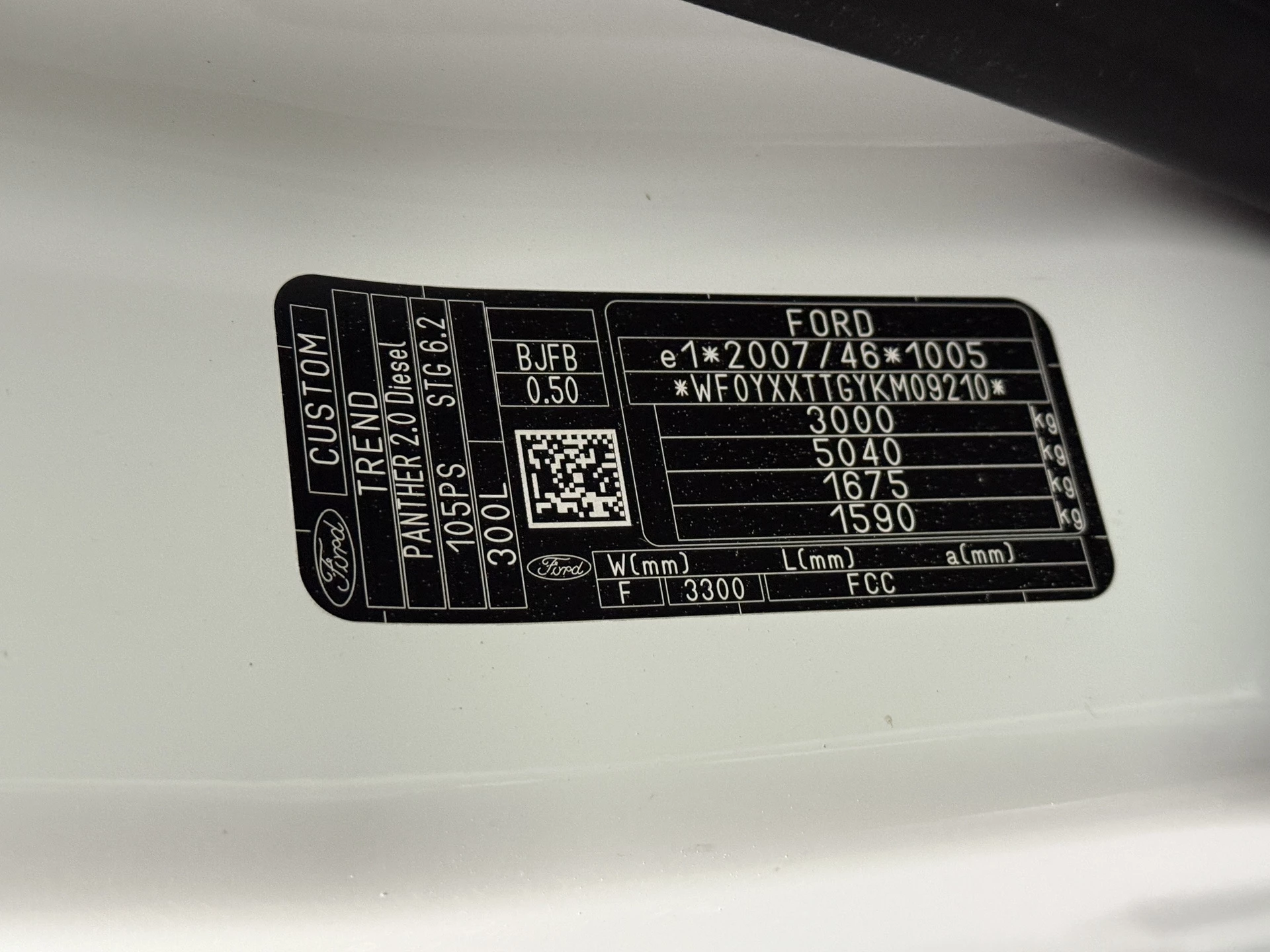 Hoofdafbeelding Ford Transit Custom