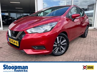 Hoofdafbeelding Nissan Micra Nissan Micra 90pk Visia+ Airco Cruise AppleCarplay 97.938km