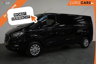 Ford Transit Custom 300 2.0 TDCI L2H1 Limited Dubbele cabine Navigatie Airco 2 Schuifdeuren Trekhaak Parkeersensoren Carplay DAB