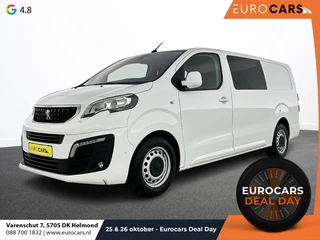 Peugeot Expert Long DC Asphalt L3 2.0 HDi 120pk Aut-8 Airco Navi Carplay Cruise Control Trekhaak Lang Luxe Dubbele Cabine