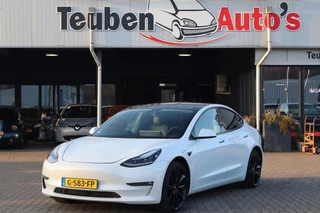 Hoofdafbeelding Tesla Model 3 Tesla Model 3 Performance AWD 75 kWh SOH 89,1%, BTW Auto, Autopilot computer 3.0, Lederen interieur, 360 Camera,