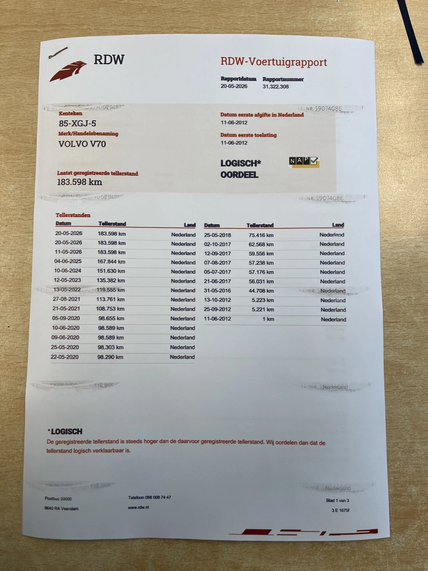 Hoofdafbeelding Volvo V70