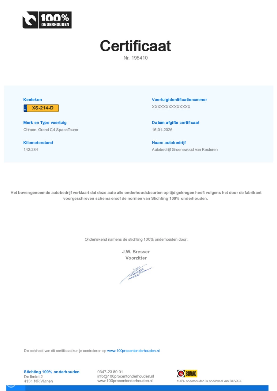 Hoofdafbeelding Citroën Grand C4 Spacetourer