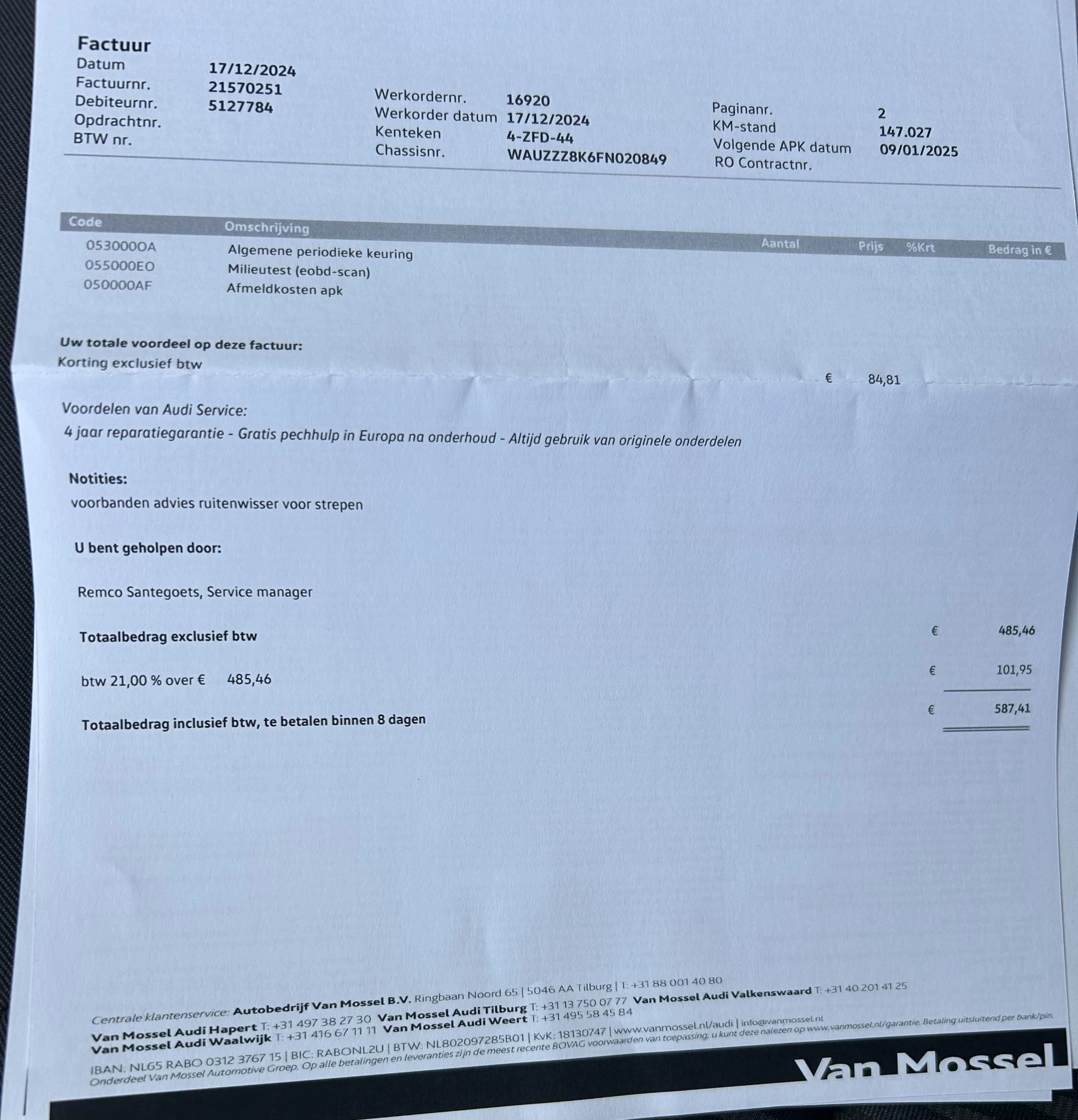Hoofdafbeelding Audi A4