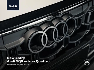Hoofdafbeelding Audi SQ6 e-tron Audi SQ6 e-tron Quattro, pano, 21", OLED, B&O, tr.haak, bijrijdersdisplay, luchtv., HUD, ACC, privacy