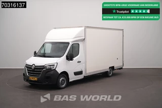 Renault Master 145PK Lowliner Bakwagen LED Navi Airco Cruise Camera Euro6 Meubelbak Koffer Verkoopwagen Pakketwagen Airco Cruise control