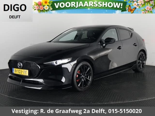 Hoofdafbeelding Mazda 3 Mazda 3 2.0 e-SkyActiv-X M Hybrid 186 Black Luxury | Navigatie | Stoelverwarming | Camera |