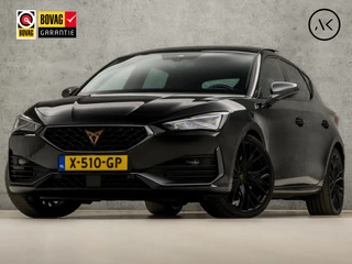 CUPRA Leon 2.0 TSI VZ Sport 301Pk Automaat (SCHUIFDAK, BLACK PACK, APPLE CARPLAY, STUUR/STOELVERWARMING, KUIPSTOELEN, MEMORY SEATS, CAMERA, BEATS AUDIO, ADAPTIVE CRUISE, KEYLESS, SFEERVERLICHTING, NIEUWSTAAT)