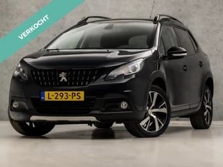 Peugeot 2008 1.2 PureTech GT Line Black Edition Automaat (PANORAMADAK, APPLE CARPLAY, NAVIGATIE, CLIMATE, STOELVERWARMING, GETINT GLAS, SPORTSTOELEN, LEDER, XENON, CRUISE, NIEUWSTAAT)