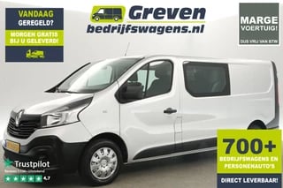 Renault Trafic 1.6 dCi L2H1 Marge | Dubbele Cabine 5 Persoons Airco Cruise Navi Parkeersensoren Elektrpakket