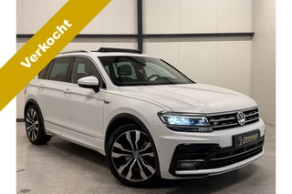 Volkswagen Tiguan 2.0 TSI 4Motion R-Line | BOMVOL | Standkachel |Leder | Memory | Dynaudio | 360 Camera | Head-Up | Trekhaak | Stoelverwarming V+A