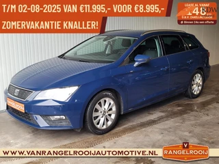 Seat Leon ST 1.0 EcoTSI Style DSG, trekhaak, navi, carplay, dab, pdc, 16" lmv