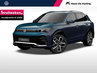 Volkswagen Tiguan R-Line-Edition 1.5 eHybrid 272 pk 6 versn. DSG · Assistance pakket plus · Black style pakket · Design pakket · Multimedia pakket plus · Trekhaak incl. aanhangermanoeuvreerhulp (trailer assist) ·