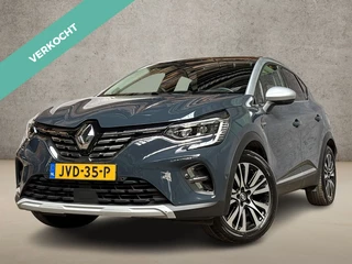 Renault Captur 1.6 E-Tech plug-in hybrid 160 iconic 160Pk Automaat (SCHUIFDAK, VIRTUAL COCKPIT, APPLE CARPLAY, GROOT NAVI, LEDER, 360 CAMERA, STOELVERWARMING, ADAPTIVE CRUISE, GETINT GLAS, NIEUWSTAAT)