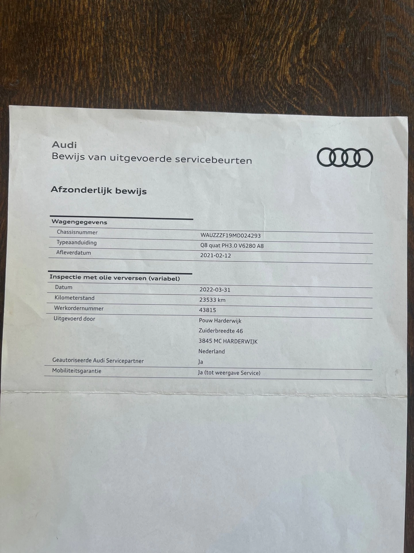 Hoofdafbeelding Audi Q8