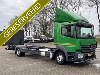 Mercedes-Benz Atego 1018 Euro 6 Automaat Laadklep 1500kg Totaal 10500kg Ideaal Voor ombouw naar Autotransporter ( Tijhof ) Veldhuizen Cruise controle 2-Persoons Tachograaf Luchtvering Stuurwielbediening  Euro 6