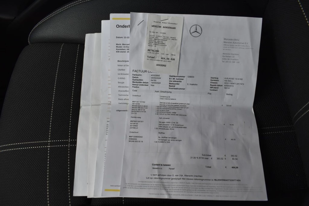 Hoofdafbeelding Mercedes-Benz A-Klasse