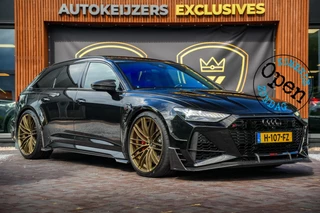 Hoofdafbeelding Audi RS6 Audi RS6 Avant RS 6 TFSI quattro ABT RS-R 1 of 125 Akrapovic Panodak Keramisch Stoelvent. B&O+ Eventuri 360 Camera 825 PK!