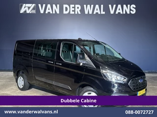 Ford Transit Custom 2.0 TDCI 130pk Automaat L2H1 Dubbele Cabine Euro6 Airco | 6-Zits | Navigatie | Cruisecontrol LED, Apple Carplay, Android Auto, Parkeersensoren