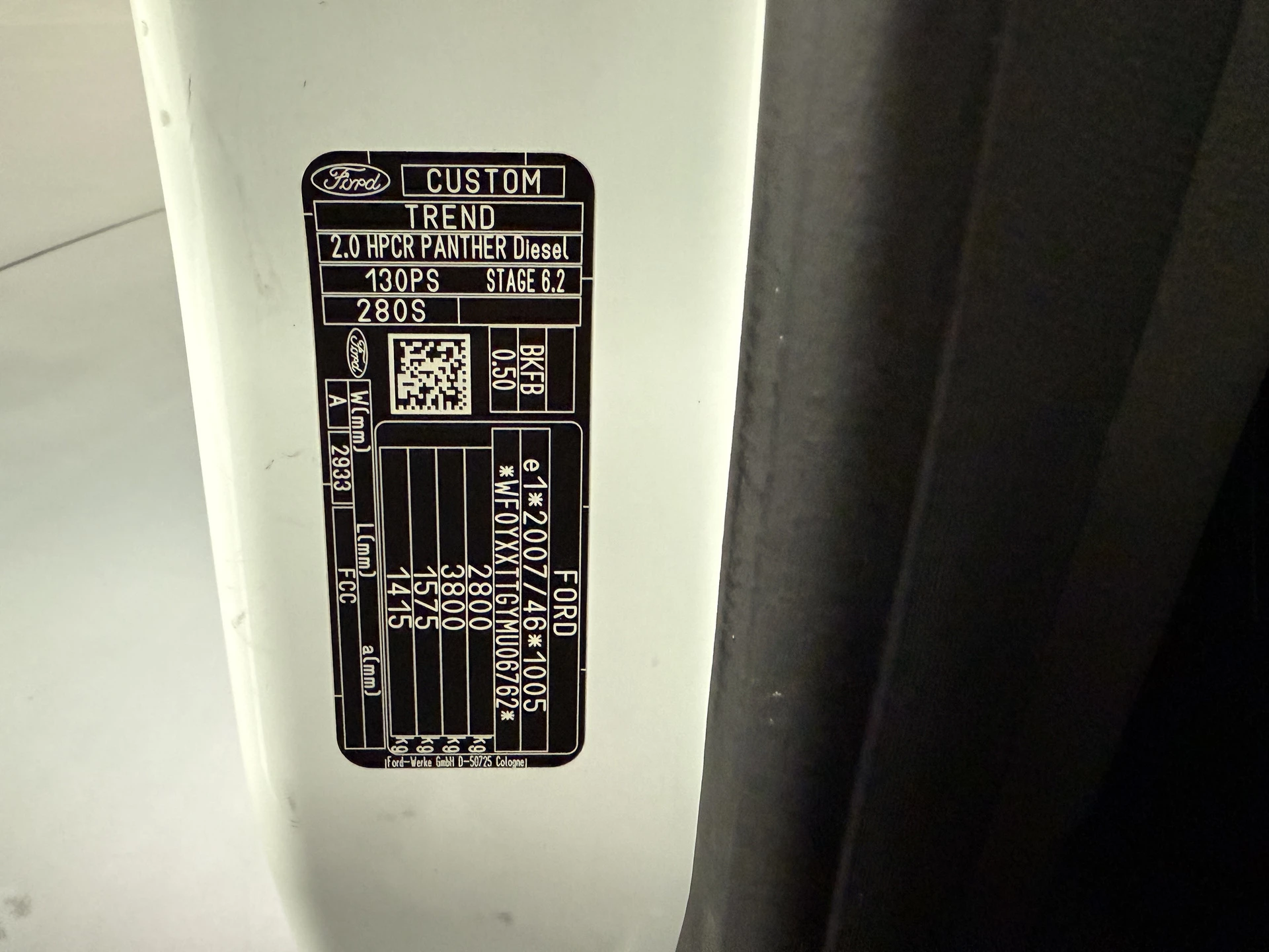 Hoofdafbeelding Ford Transit Custom