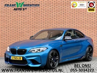 Hoofdafbeelding BMW M2 BMW M2 2-serie Coupé DCT | 370 PK! | Harman/Kardon | DAB | Leder | Carbon | Camera | 19" Lichtmetaal | Lane Assist | LED | Memory Seat | Navigatie | Cruise Control |