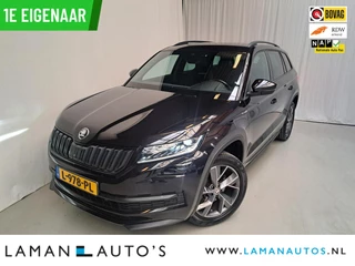 Skoda Kodiaq 1.5 TSI 150pk DSG Sportline Business Aut. | Virtual Leder/Alcantara CarPlay Canton 19" Triglav LMV ECC Navi LED ACC Camera Trekhaak Side Assist Metallic | Voorschoten