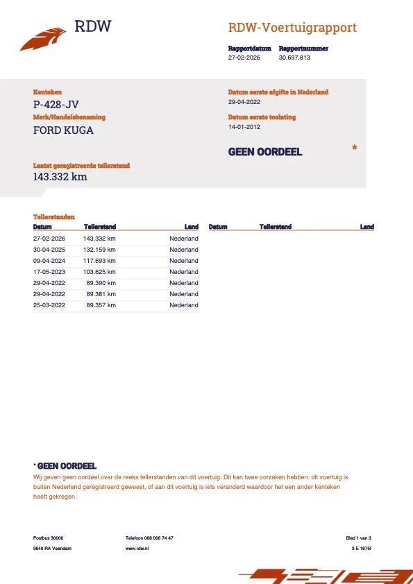 Hoofdafbeelding Ford Kuga