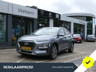 Hoofdafbeelding Hyundai Kona Hyundai Kona 1.6 GDI HEV Premium Automaat | Leder | Trekhaak | Adapt. Cruise Control | 18" LMV