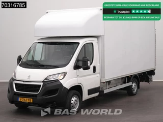 Peugeot Boxer 131pk Laadklep Zijdeur Bakwagen Navi Airco Cruise Camera D'Hollandia Euro6 Meubelbak Koffer Airco Cruise control