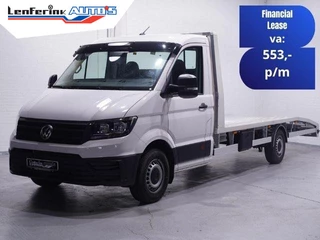 Volkswagen Crafter 2.0 TDI 140 pk L4 Autotransporter Airco, Cruise Control, Trekhaak 3.000 kg, BPM vrij, 3-Zits