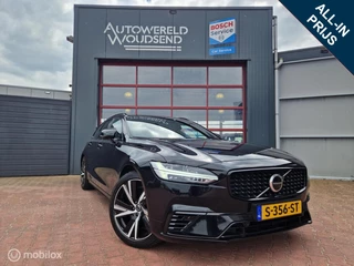 Volvo V90 2.0 T6 Plug-in hybrid AWD Ultimate Dark 12MND BOVAG GAR|NAVI|ACC|EL. TREKHAAK|CAMERA|LEDER|STUUR+STOELVERW