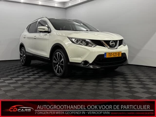 Nissan QASHQAI 1.6 Tekna Pano, Leder, 360 Camera, Keyless start, Cruise control, A start stop, Lichtmetalen velgen
