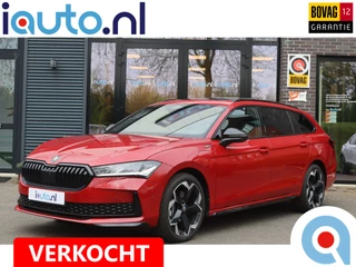 Škoda Superb Combi 1.5 TSI PHEV 204PK Sportline Business Pano/Leder/Matrix LED/Keyless/360/Headup/DCC/ACC/19"/Trekhaak wegkl.