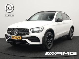 Mercedes-Benz GLC 300e 4MATIC AMG Night Plug in Hybrid 320pk | PHEV | Panodak | Trekhaak af Fabriek | Carplay | Navi | Camera | Spraakbediening | DAB | Stoelverwarming | Cruise Control |