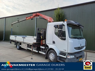 Renault Midlum 220-12 Light Open Laadbak Fassi F80A22