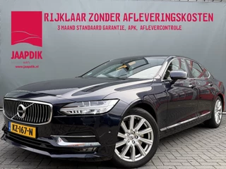 Hoofdafbeelding Volvo S90 Volvo S90 BWJ 2017 2.0 T5 255 PK Inscription AUTOMAAT | TREKHAAK | BOWERS & WILKINS | STOELVERW. + STOELVENT. | FULL LED | ADAPTIVE CRUISE | NAVI | CLIMA | CARPLAY & ANDOID | LMV | PDC