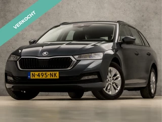 Škoda Octavia Combi 1.0 e-TSI Sport Automaat (APPLE CARPLAY, GROOT NAVI, VIRTUAL COCKIT, CAMERA, STOELVERWARMING, SPORTSTOELEN, LED KOPLAMPEN, CRUISE, PARKEERSENSOREN, NIEUWE APK, NIEUWSTAAT)