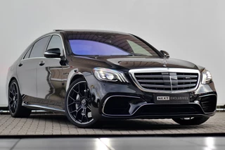 Hoofdafbeelding Mercedes-Benz S-Klasse Mercedes-Benz S-Klasse AMG 63 4Matic+ Lang Premium Plus Entertainment | Pano | Burmester | FULL Option