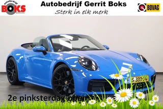 Porsche 911 Cabrio 3.0 Carrera 4 GTS Sport Chrono X- Sight NL Auto 480PK! Shark blue Dealer onderhouden !! 2e Pinksterdag geopend van 12:00 tot 17:00u !!