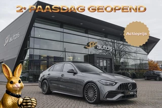 Mercedes-Benz C-klasse C300 AMG 258pk Panoramadak Burmester 3d Digital light Distronic+ Stuurassistent 360 camera 19" LMV