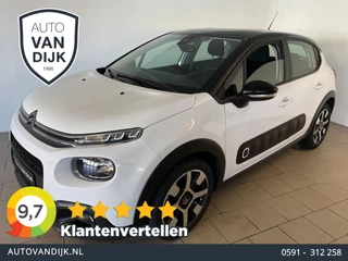 Hoofdafbeelding Citroën C3 Citroen C3 1.2 PureTech S&S Shine AIRCO NAVI CRUISE BLUETOOTH CAMERA VELGEN ELEK RAMEN CENT VERG ZEER NETTE AUTO
