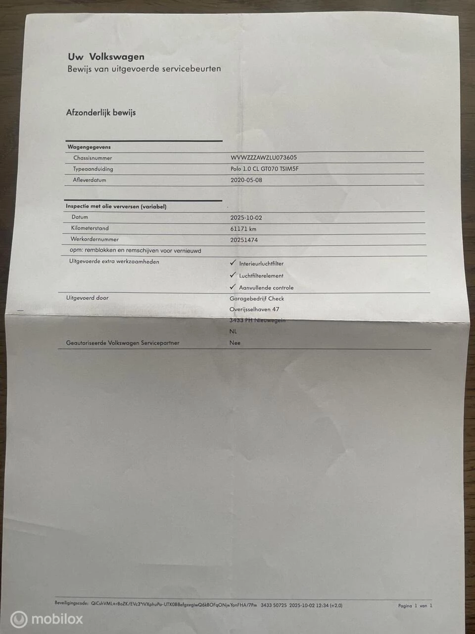 Hoofdafbeelding Volkswagen Polo