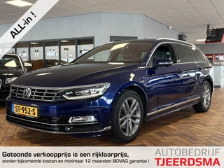 Volkswagen Passat Variant 1.4 TSI Highline Business R | Schuif/ Kantel Panorama Dak | Lederen Bekleding | 3x R-Line | Matrix LED | Adaptieve Cruise Control | Keyless Entry | Stoelverwarming | Voorruit Verwarmd | Sfeerverlichting | Metallic Lak |